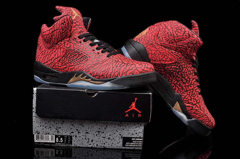 Air Jordan 5 Mens Shoes Red Online